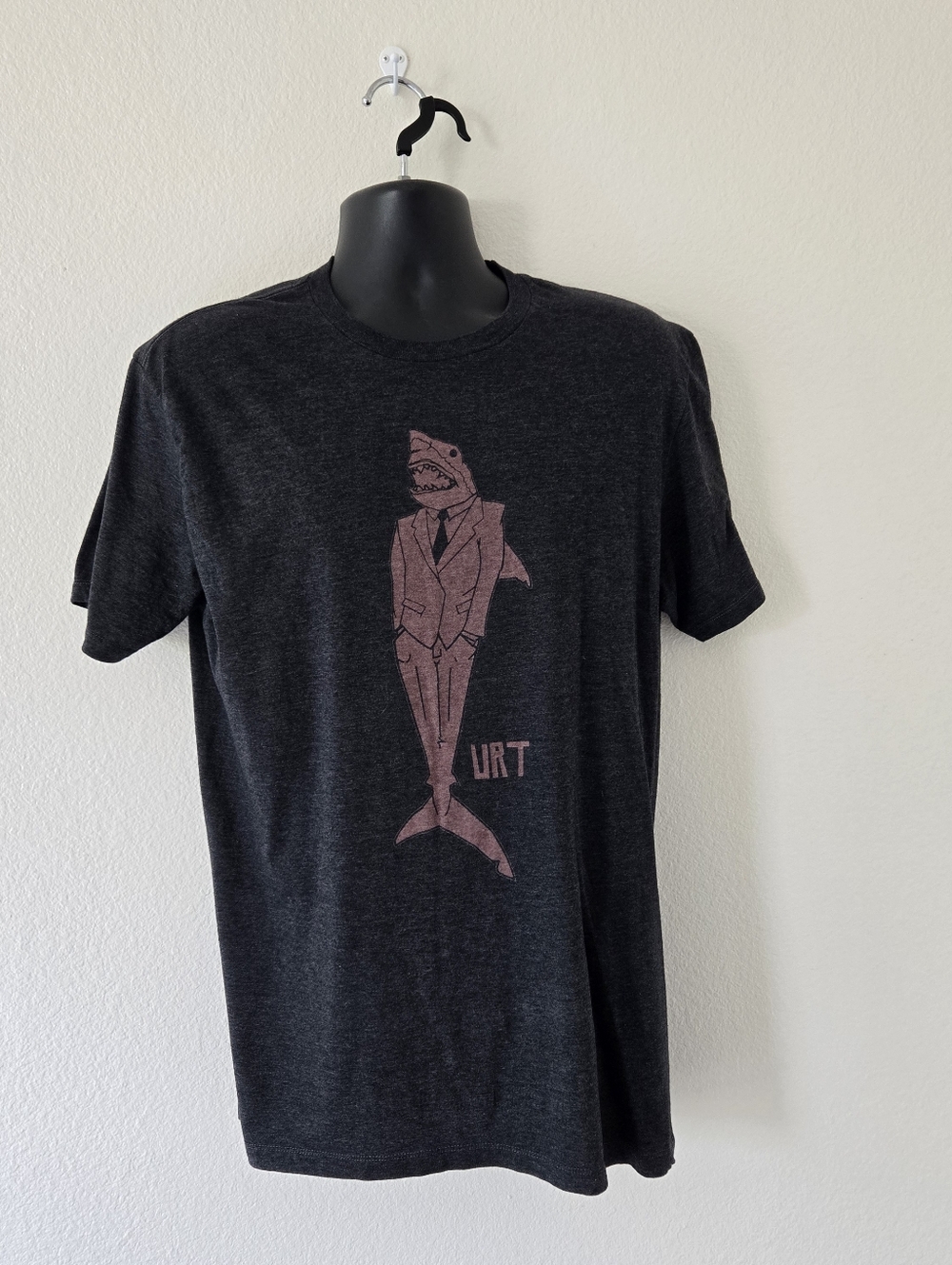 URT Man In The Grey Suit T-Shirt Tee Mens Size Large Heather Crew Neck